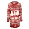 Christmas long sweater - mini dressJurken
