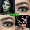 oeil de chat Halloween - lentilles de contact