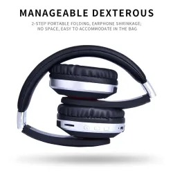 MH7 draadloze hoofdtelefoon - Bluetooth-headset - opvouwbaar - microfoon - TF-kaartOor- & hoofdtelefoons
