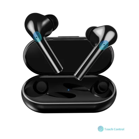 Bluetooth V5.0 - casque d'opération tactile - annulation de bruit - oreillettes doubles sans fil TWS