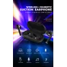 Bluetooth V5.0 - casque d'opération tactile - annulation de bruit - oreillettes doubles sans fil TWS