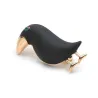 Broche élégante avec corbeaux noirs
