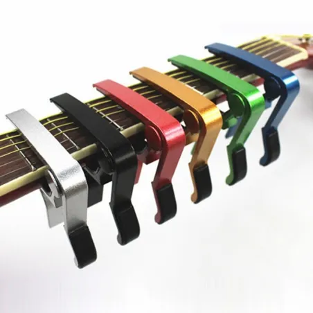 Aluminium guitar capo - quick change clamp - tone adjustingGitaar