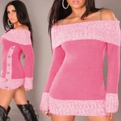 Cotton & wool - long warm sweaterHoodies & Truien