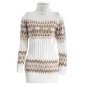 Winter long sweater - mini dress with turtleneckJurken