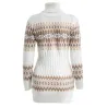 Winter long sweater - mini dress with turtleneckJurken