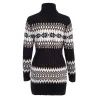 Winter long sweater - mini dress with turtleneckJurken