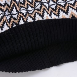 Winter long sweater - mini dress with turtleneckJurken