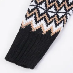 Winter long sweater - mini dress with turtleneckJurken