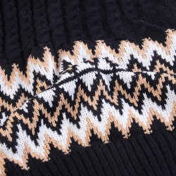 Winter long sweater - mini dress with turtleneckJurken