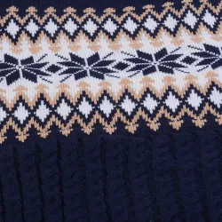 Winter long sweater - mini dress with turtleneckJurken