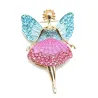 Crystal flying angel - broochBrooches