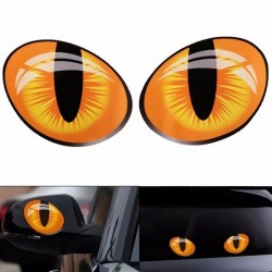 Autocollant Cat Eyes - 3D réfléchissant - 10 * 8cm