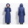Winter waterproof long coat - down jacket with hood - plus sizeJackets