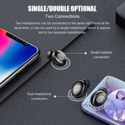 V11 TWS - Bluetooth V5 headphone - LED display - wireless - 9D stereo waterproof earbuds with microphoneOor- & hoofdtelefoons