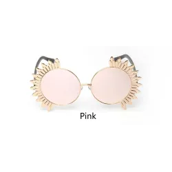 Vintage round sunglasses with rivets - UV 400Sunglasses