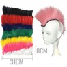 Cheveux de style punk pour moto & casques de ski