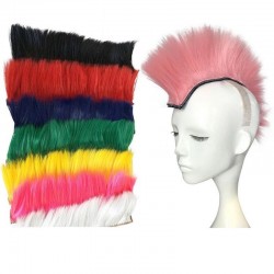 Cheveux de style punk pour moto & casques de ski