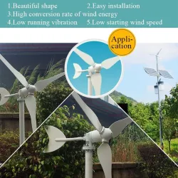 400W 12V- 24V - 3 blade - horizontal - wind turbine generatorElectronica & Gereedschap