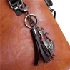Elegant leather handbag - 4 pieces setSets