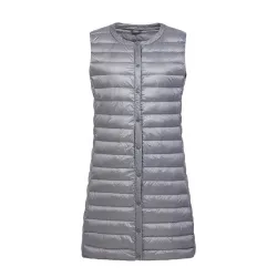Fall - winter ultralight long down vestJackets
