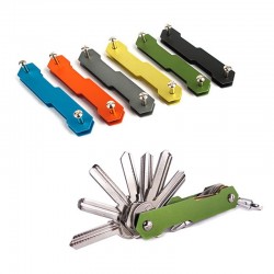 Porte-clés - clip en aluminium - organisateur - porte-clés - porte-clés