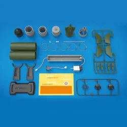 Electric RC submarine boat torpedo - assembly model kit - DIY toyBoats