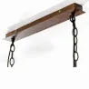 Vintage - hanging bottles holder - iron ceiling lamp - E27 LEDVerlichting