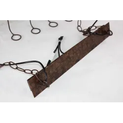 Vintage - hanging bottles holder - iron ceiling lamp - E27 LEDVerlichting