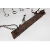 Vintage - hanging bottles holder - iron ceiling lamp - E27 LEDVerlichting